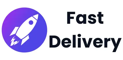 Trust badge of fast delivery